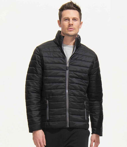 SOL'S Ride Padded Jacket - Black