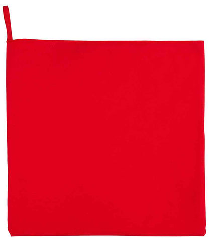 SOL'S Atoll 70 Microfibre Bath Towel in Red