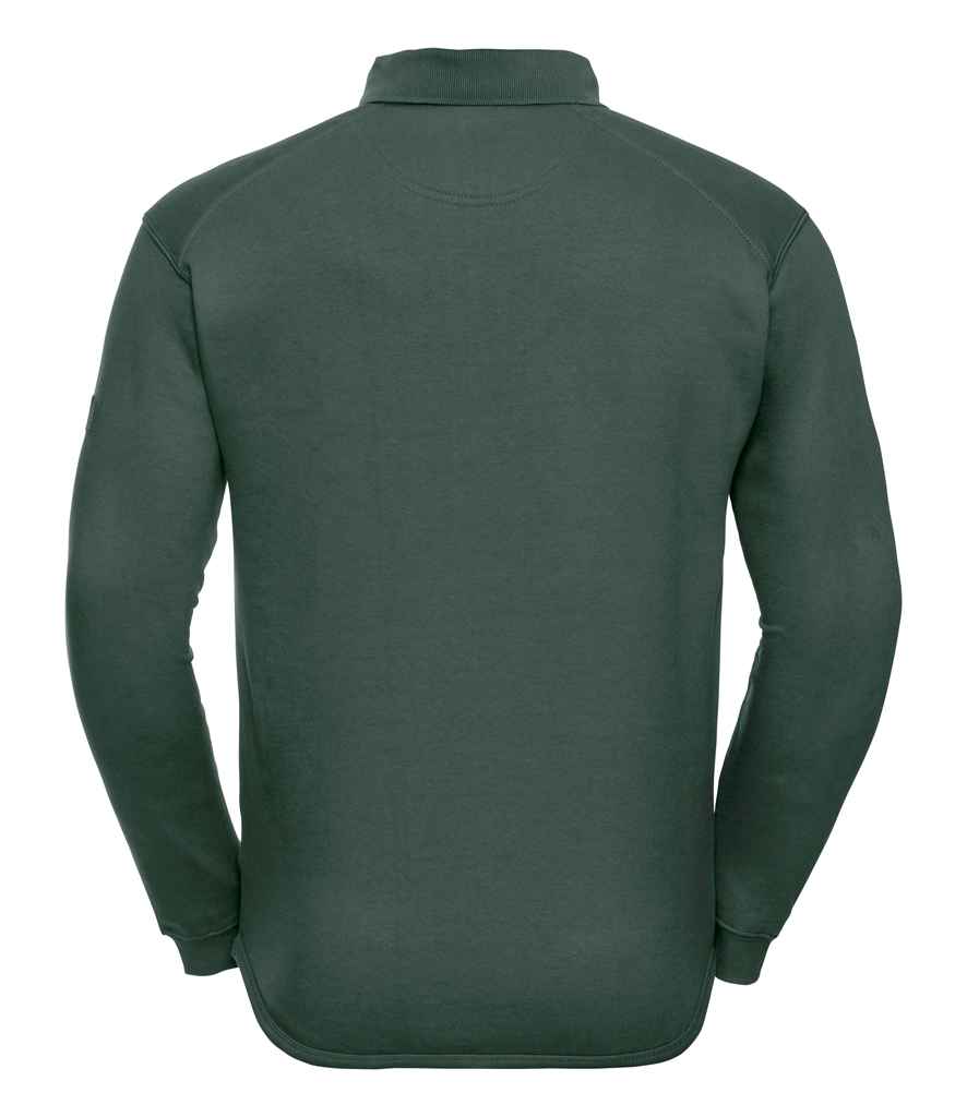Russell Russell Athletic Heavy Duty Collar Sweatshirt Bottle Green