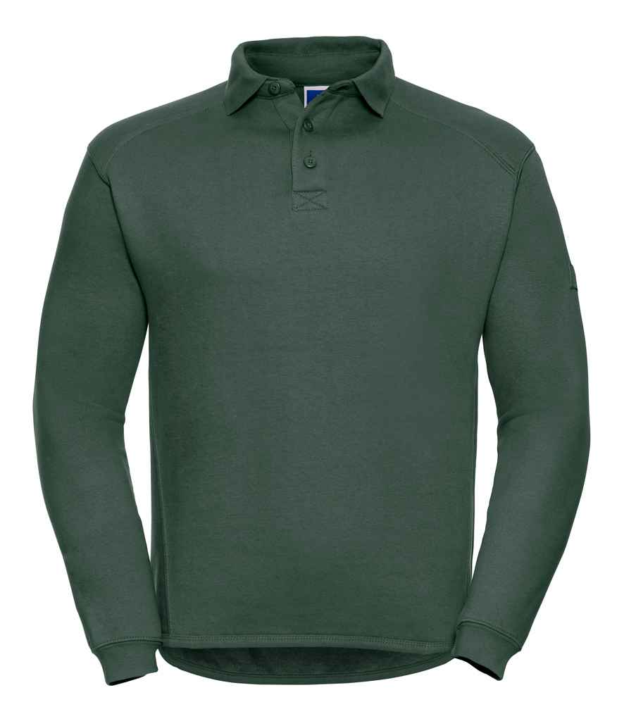 Russell Russell Athletic Heavy Duty Collar Sweatshirt Bottle Green