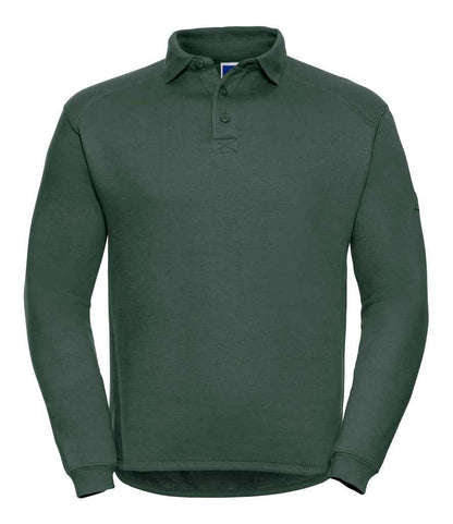 Russell Russell Athletic Heavy Duty Collar Sweatshirt Bottle Green