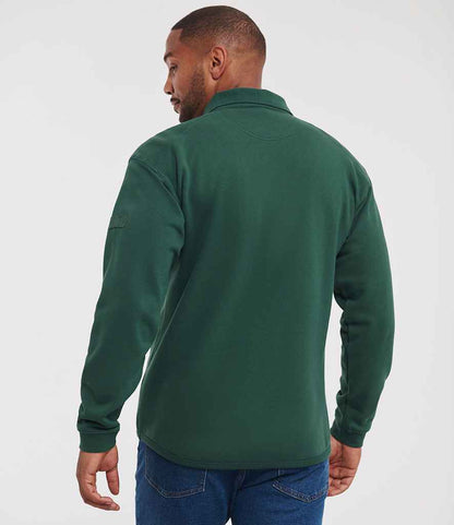 Russell Russell Athletic Heavy Duty Collar Sweatshirt Bottle Green