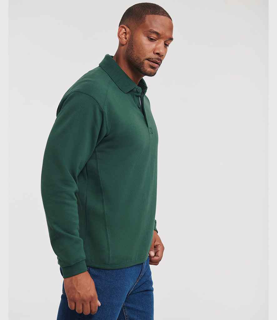 Russell Russell Athletic Heavy Duty Collar Sweatshirt Bottle Green