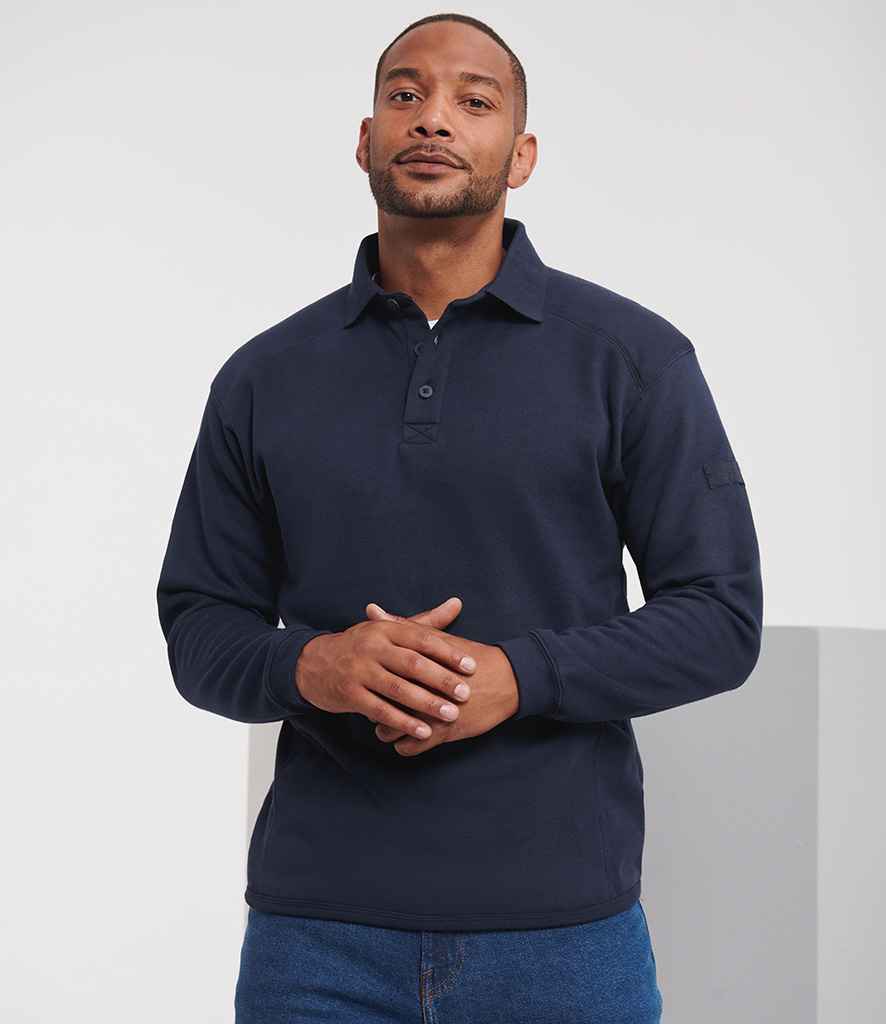 Russell Russell Athletic Heavy Duty Collar Sweatshirt French Navy