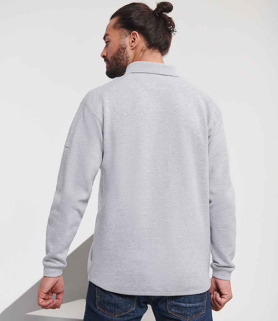Russell Russell Athletic Heavy Duty Collar Sweatshirt Light Oxford