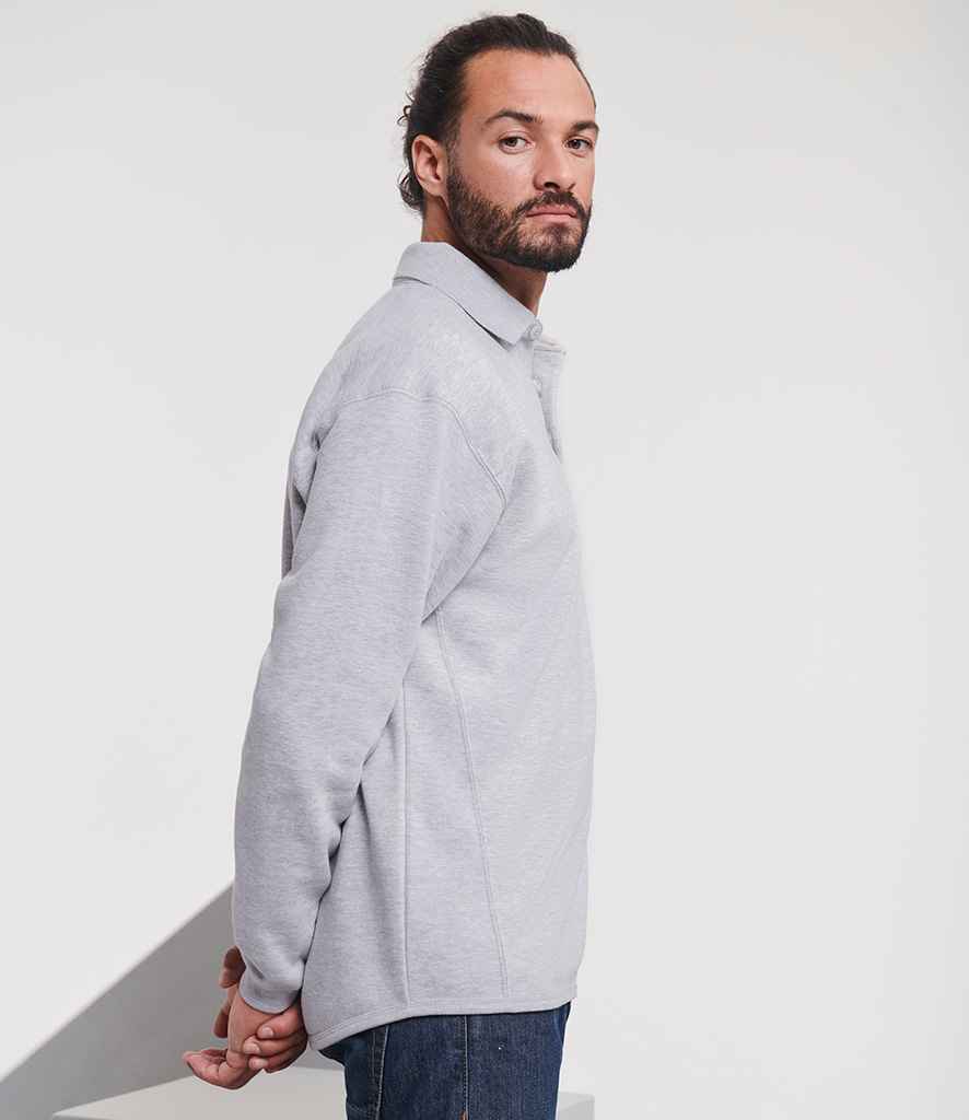 Russell Russell Athletic Heavy Duty Collar Sweatshirt Light Oxford