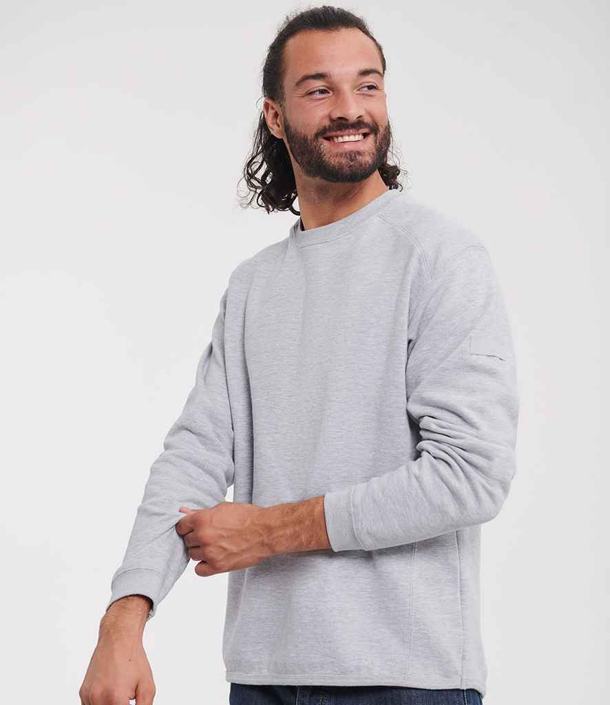 Russell Russell Athletic Heavyweight Sweatshirt Light Oxford