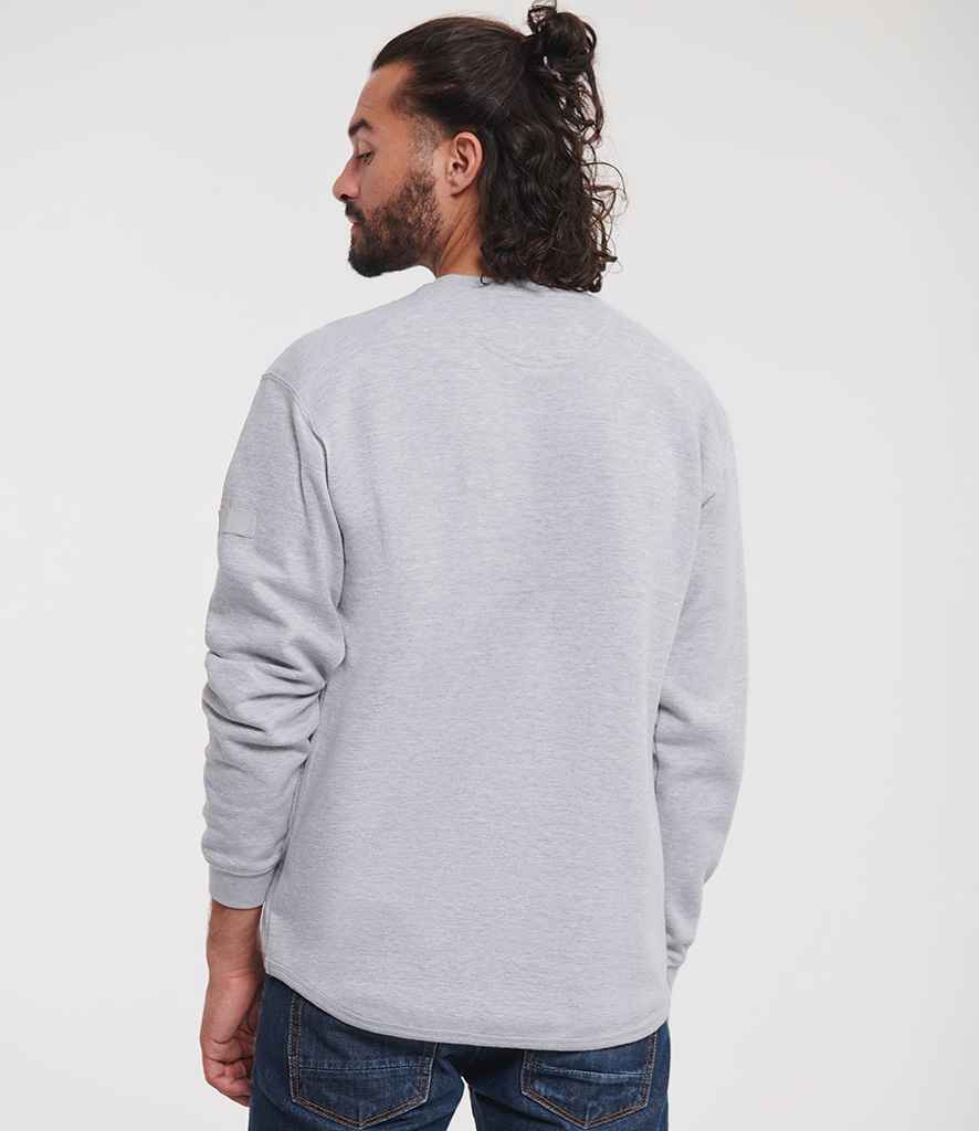 Russell Russell Athletic Heavyweight Sweatshirt Light Oxford
