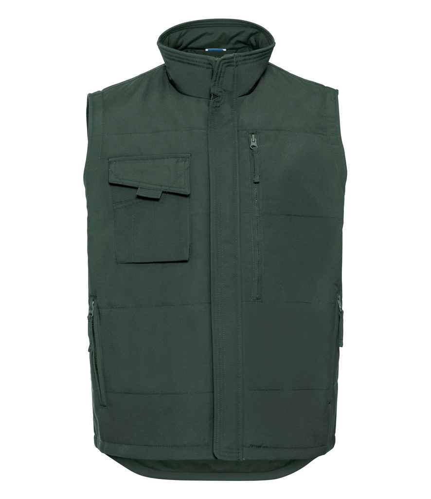 Russell Russell Athletic Gilet Bottle Green