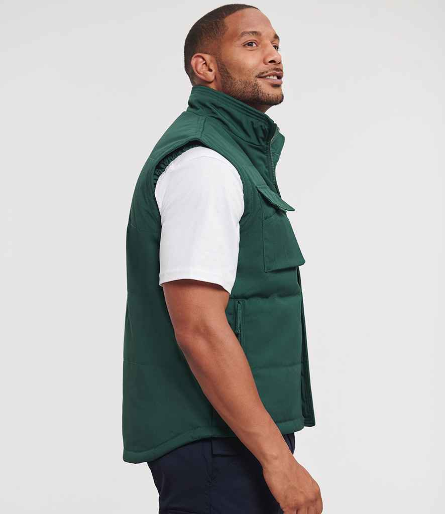 Russell Russell Athletic Gilet Bottle Green