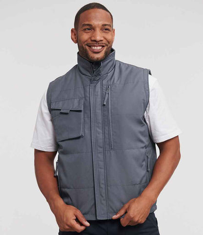 Russell Athletic Gilet - Convoy Grey
