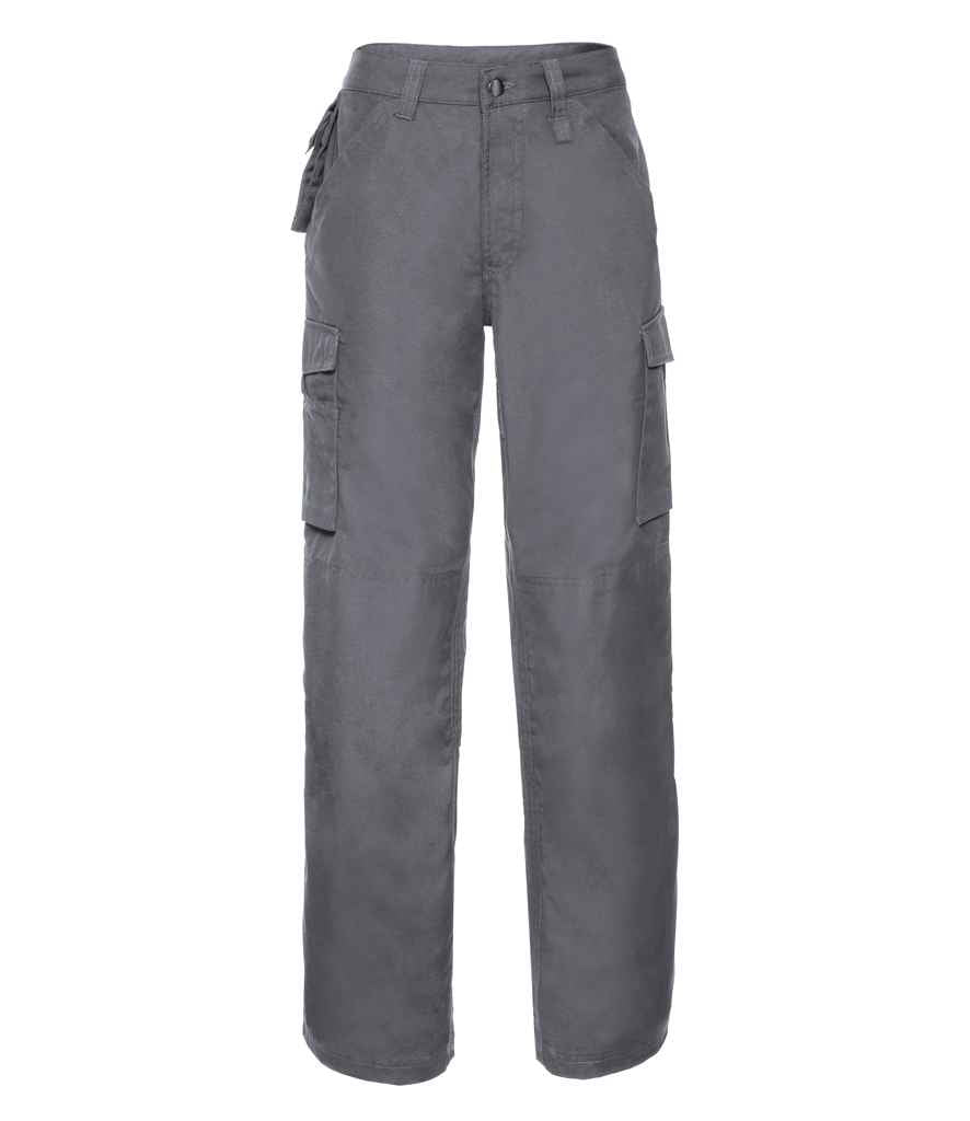 Russell Athletic Heavy Duty Work Trousers in Convoy Grey
