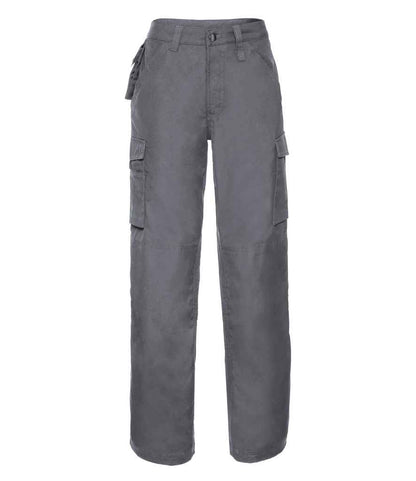 Russell Athletic Heavy Duty Work Trousers in Convoy Grey