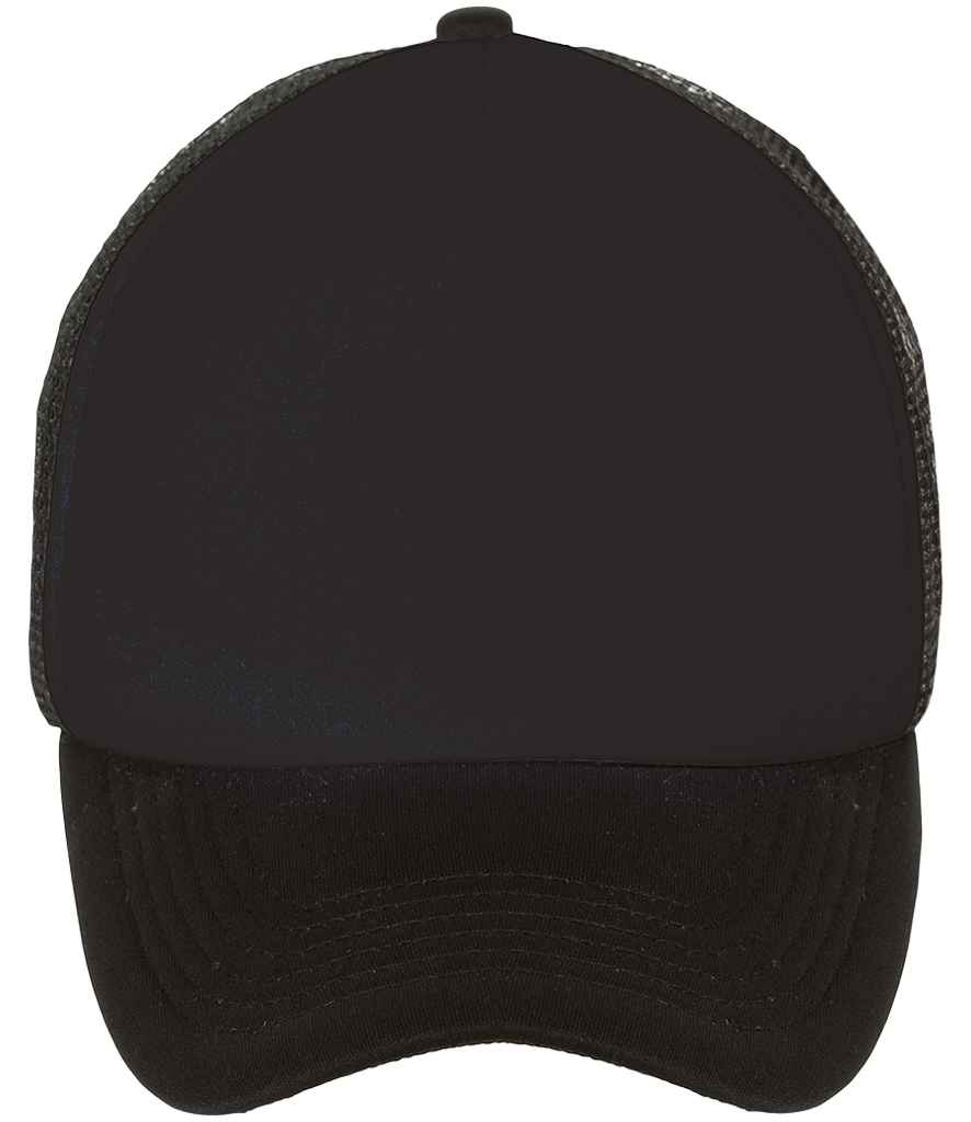 SOL'S Bubble Contrast Cap in Black