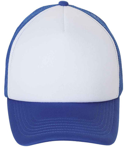 SOL'S Bubble Contrast Cap in White/Royal Blue