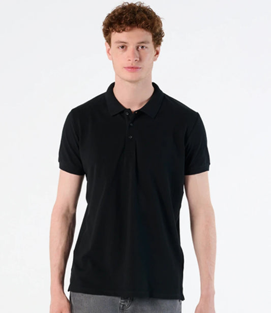 SOL'S Phoenix Piqué Polo Shirt - Black - Model