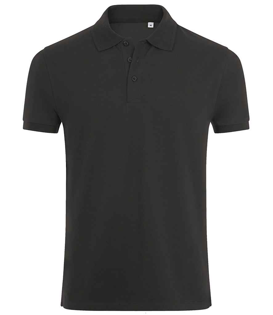 SOL'S Phoenix Piqué Polo Shirt in Charcoal Marl