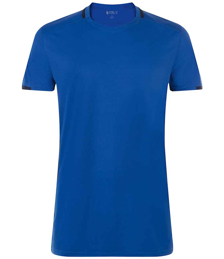 SOL'S Classico Contrast T-Shirt in Royal Blue/French Navy