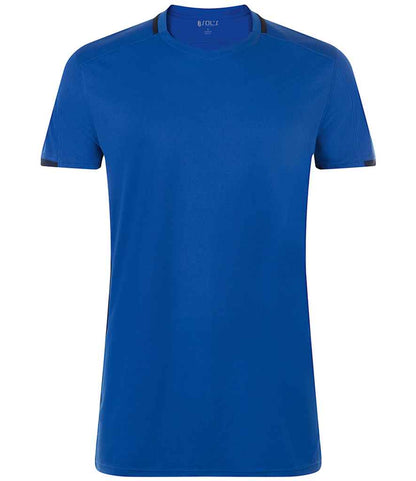 SOL'S Classico Contrast T-Shirt in Royal Blue/French Navy