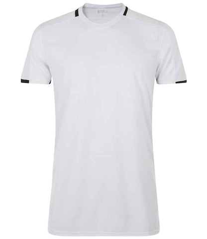 SOL'S Classico Contrast T-Shirt in White/Black