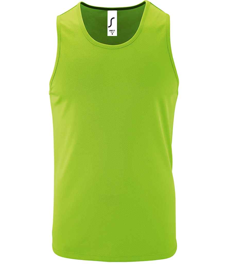 SOL'S Sporty Performance Tank Top - Neon Green