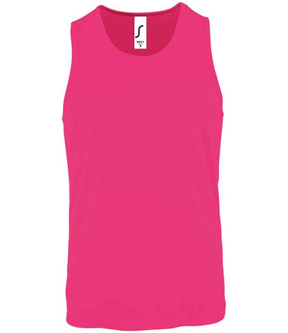 SOL'S Sporty Performance Tank Top - Neon Pink