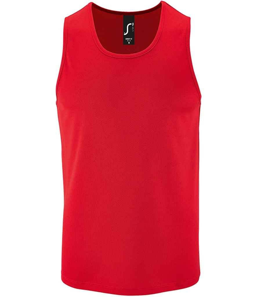SOL'S Sporty Performance Tank Top - Red