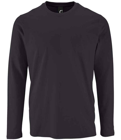 SOL'S Imperial Long Sleeve T-Shirt - Mouse Grey