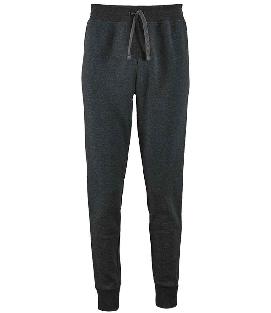 SOL'S Ladies Jake Slim Fit Jog Pants in Charcoal Marl