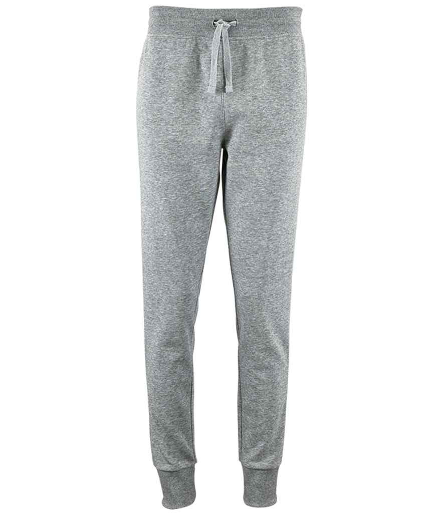 SOL'S Ladies Jake Slim Fit Jog Pants in Grey Marl