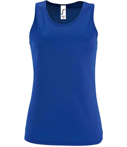 SOL'S Ladies Sporty Performance Tank Top - Royal Blue