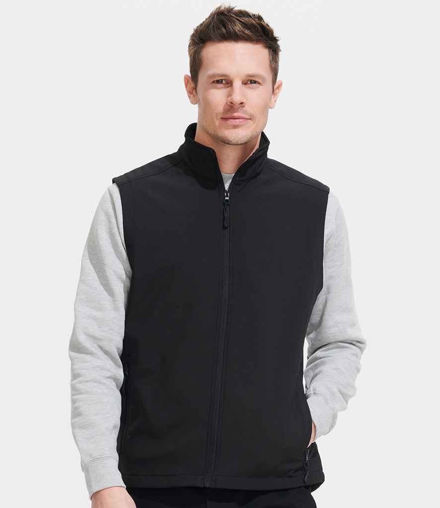 SOL'S Race Soft Shell Bodywarmer - Black
