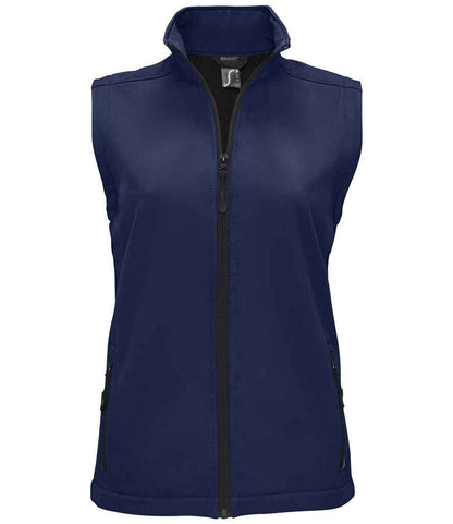 SOL'S Ladies Race Soft Shell Bodywarmer in French Navy