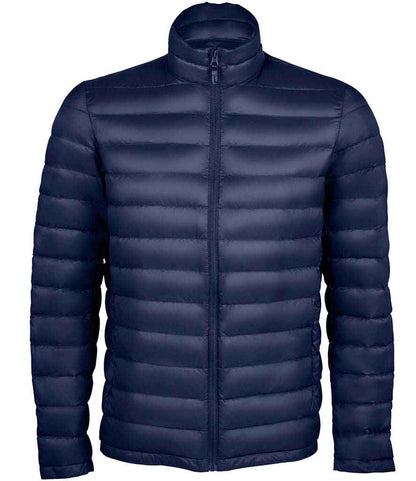 SOL'S Wilson Lightweight Padded Jacket in French Navy