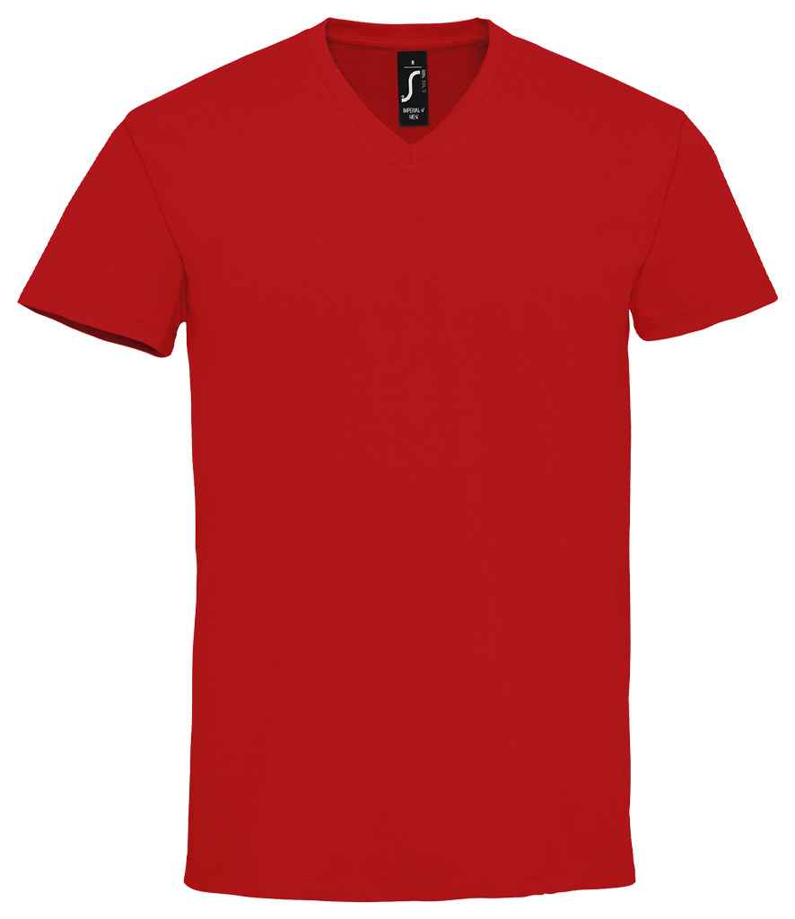 SOL'S Imperial V Neck T-Shirt - Red