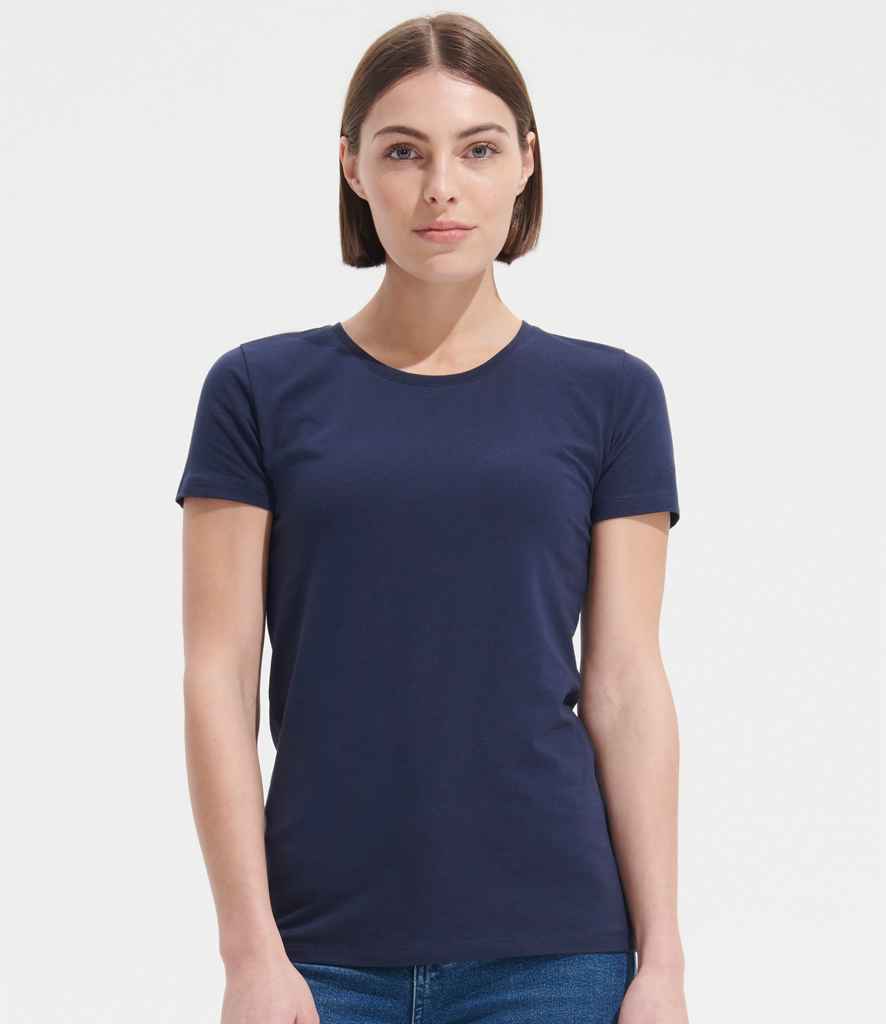 SOL'S Ladies Millenium Stretch T-Shirt - French Navy