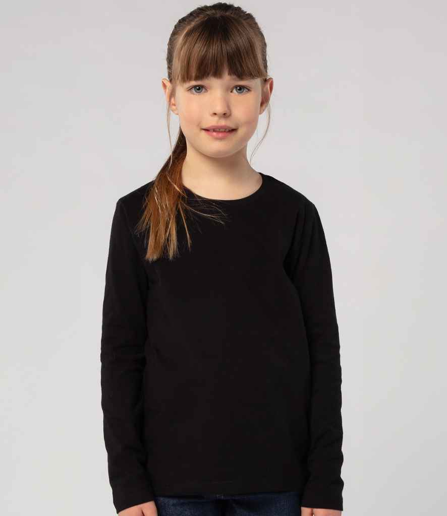 SOL'S Kids Imperial Long Sleeve T-Shirt - Deep Black
