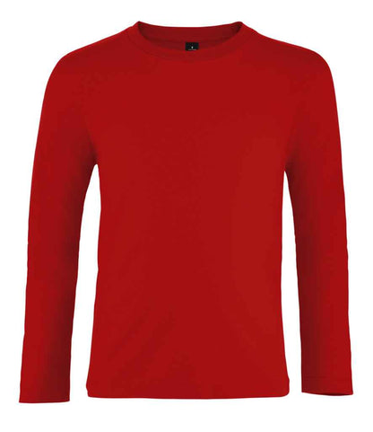 SOL'S Kids Imperial Long Sleeve T-Shirt - Red