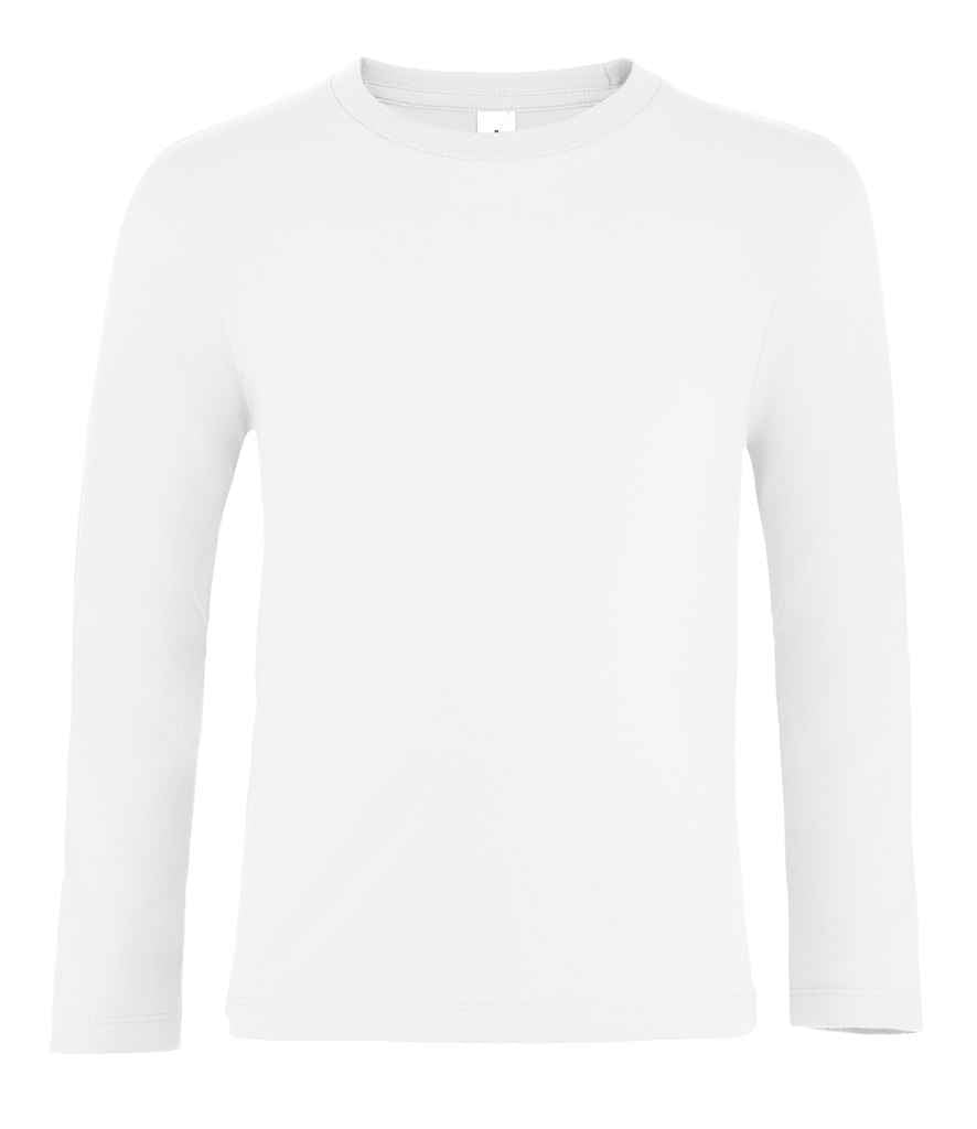 SOL'S Kids Imperial Long Sleeve T-Shirt - White