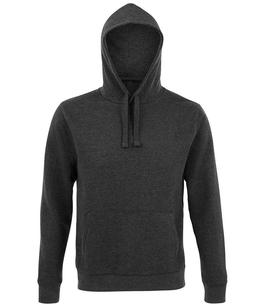 SOL'S Unisex Spencer Hooded Sweatshirt in Charcoal Marl