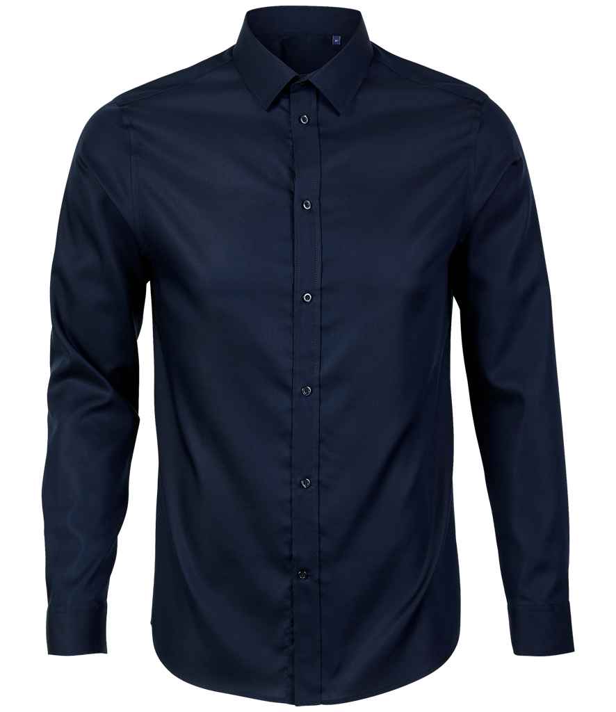 NEOBLU Blaise Long Sleeve Shirt in Night Blue