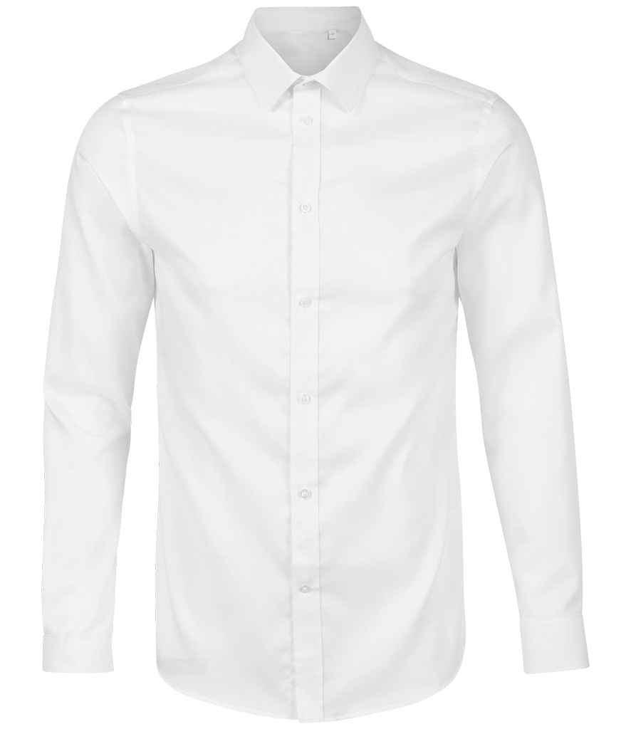NEOBLU Blaise Long Sleeve Shirt in Optic White