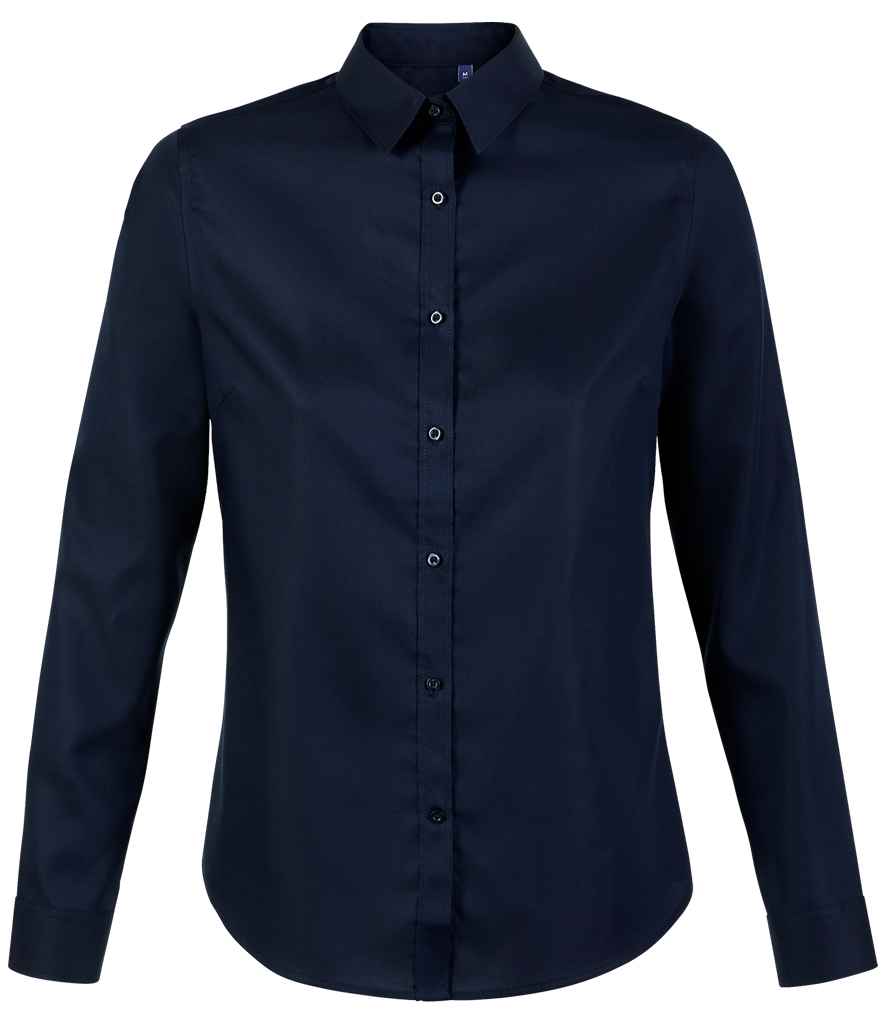NEOBLU Ladies Blaise Long Sleeve Shirt in Night Blue