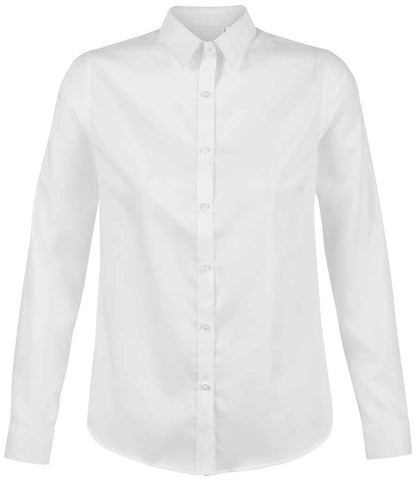 NEOBLU Ladies Blaise Long Sleeve Shirt in Optic White