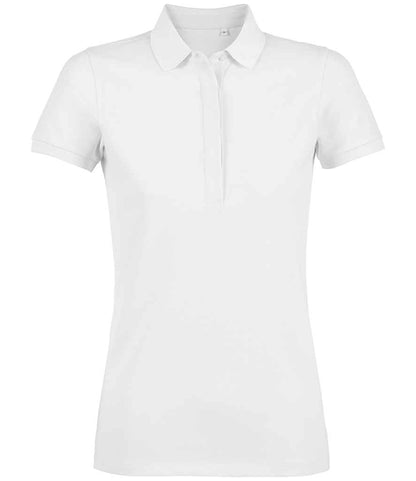 NEOBLU Ladies Owen Piqué Polo Shirt in Optic White
