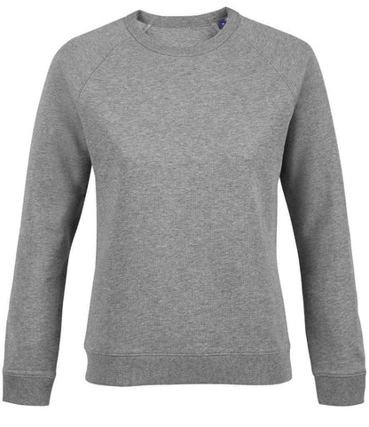 NEOBLU Ladies Nelson French Terry Sweatshirt in Grey Marl