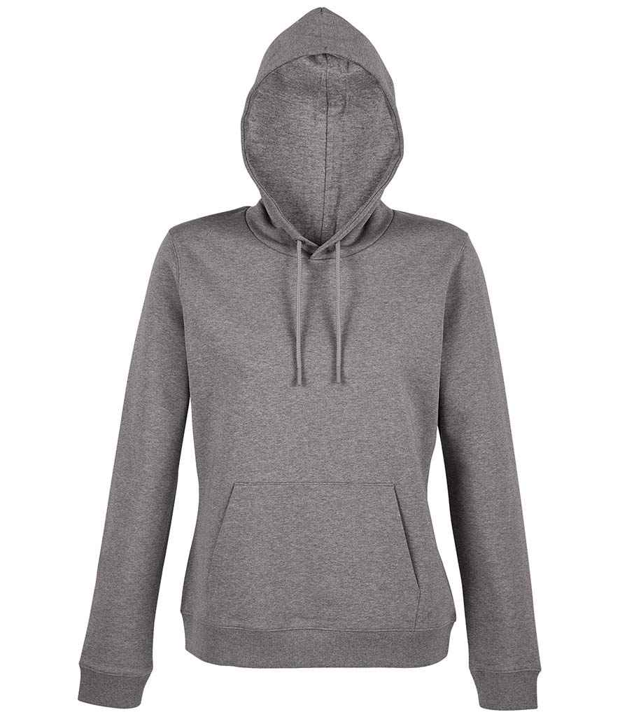 NEOBLU Ladies Nicholas French Terry Hoodie in Grey Marl