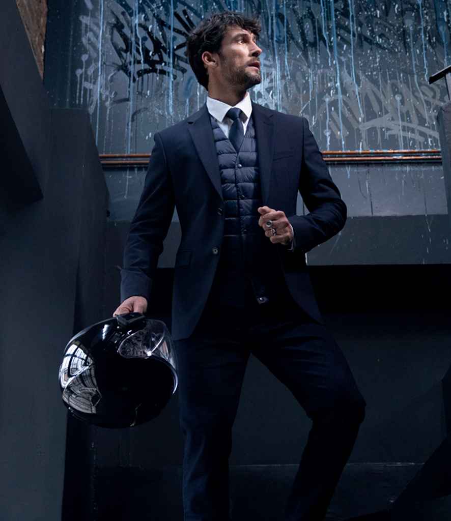 NEOBLU Teodor Plain Jacquard Tie - model image