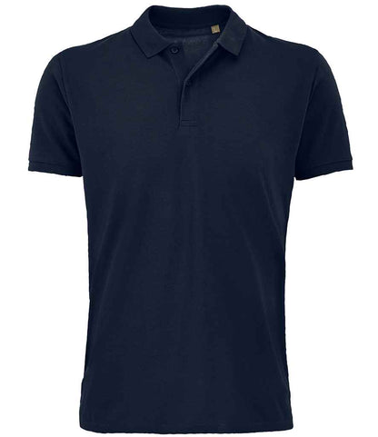 SOL'S Planet Organic Piqué Polo Shirt in French Navy