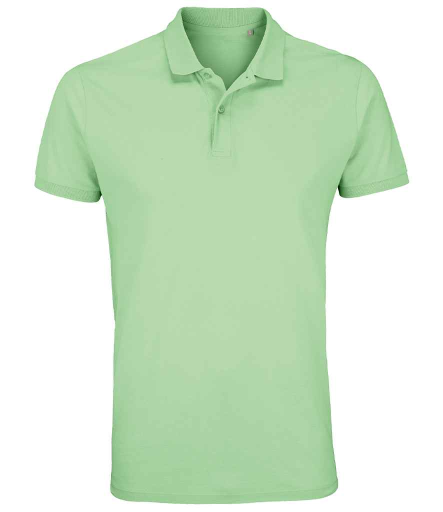 SOL'S Planet Organic Piqué Polo Shirt in Frozen Green